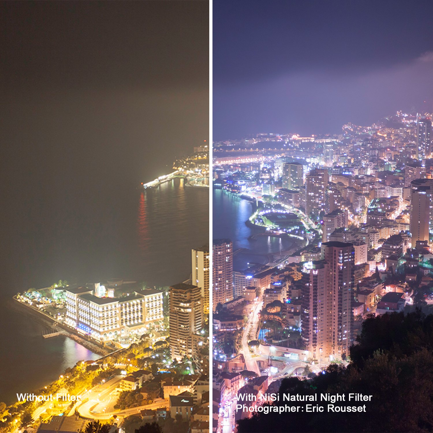 NiSi Filtro Natural Night Circolare (77mm) - Filtro per fotografia notturna e astrofotografia