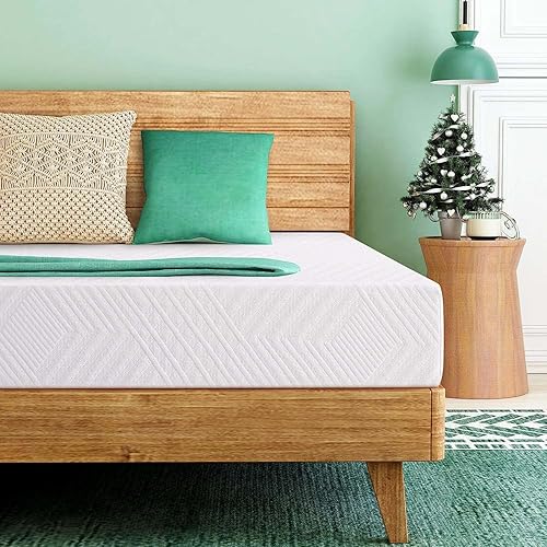 Miniatura 2 de Colchón de tamaño individual, colchón de espuma viscoelástica de gel refrescante de 8 pulgadas con aislamiento de movimiento para un sueño fresco,