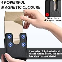 Vista 84 de ZLCA MTG YuGiOh - Caja de cartas para cartas intercambiables, MTG YuGiOh con capacidad para más de 100 tarjetas de una sola funda, caja