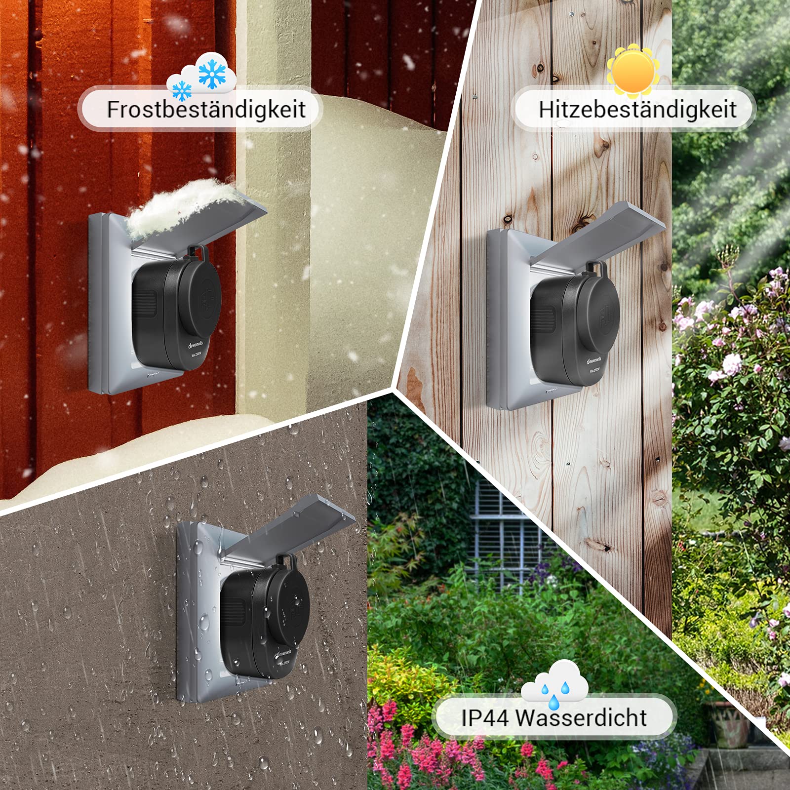 DEWENWILS - Prese radio con telecomando, set di prese radio - FindTheDeal
