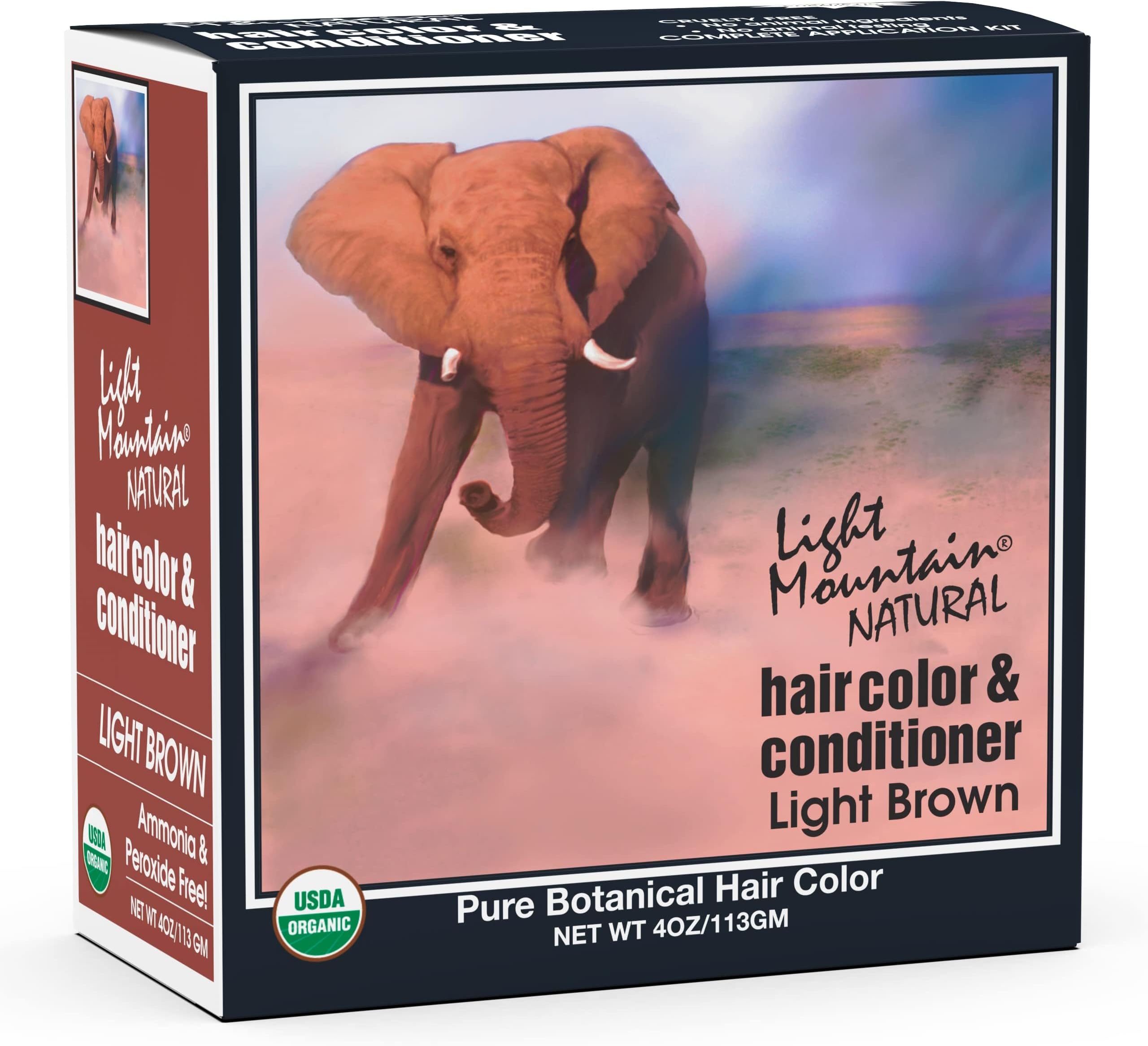 Light Mountain Henna Hair Color & Conditioner, Color the