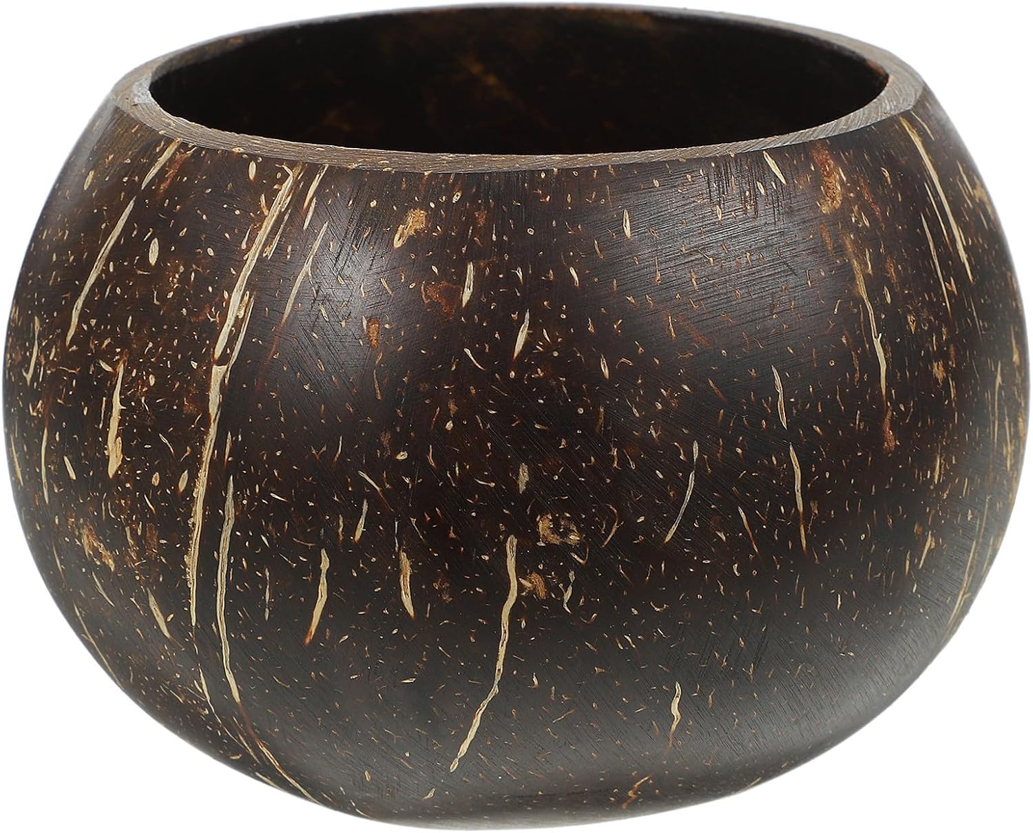 Natural Coconut Shell Bowl Candle Holder for DIY Candle Making
