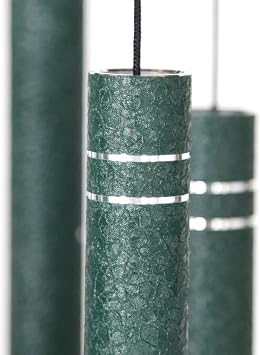 Arabesque by Wind River - 44 inch Emerald Wind Chime for Patio, Backyard, Garden, and Outdoor decor (Aluminum Chime) Made in the USA