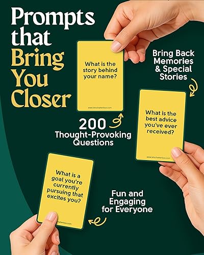 Miniatura 3 de Chatterbox Tarjetas de conversación para familias y padres, comparte historias de vida y conecta con la familia y juego para conocerte, perfectas