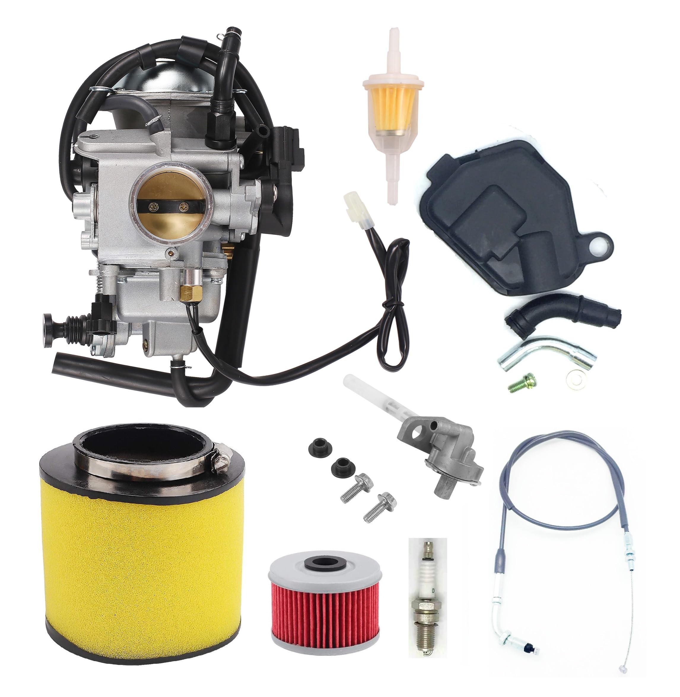 CARBURATEUR POUR HONDA Trx500fe Trx500fm Fe Fm Poureman 500 4x4 2005 - Foto 12