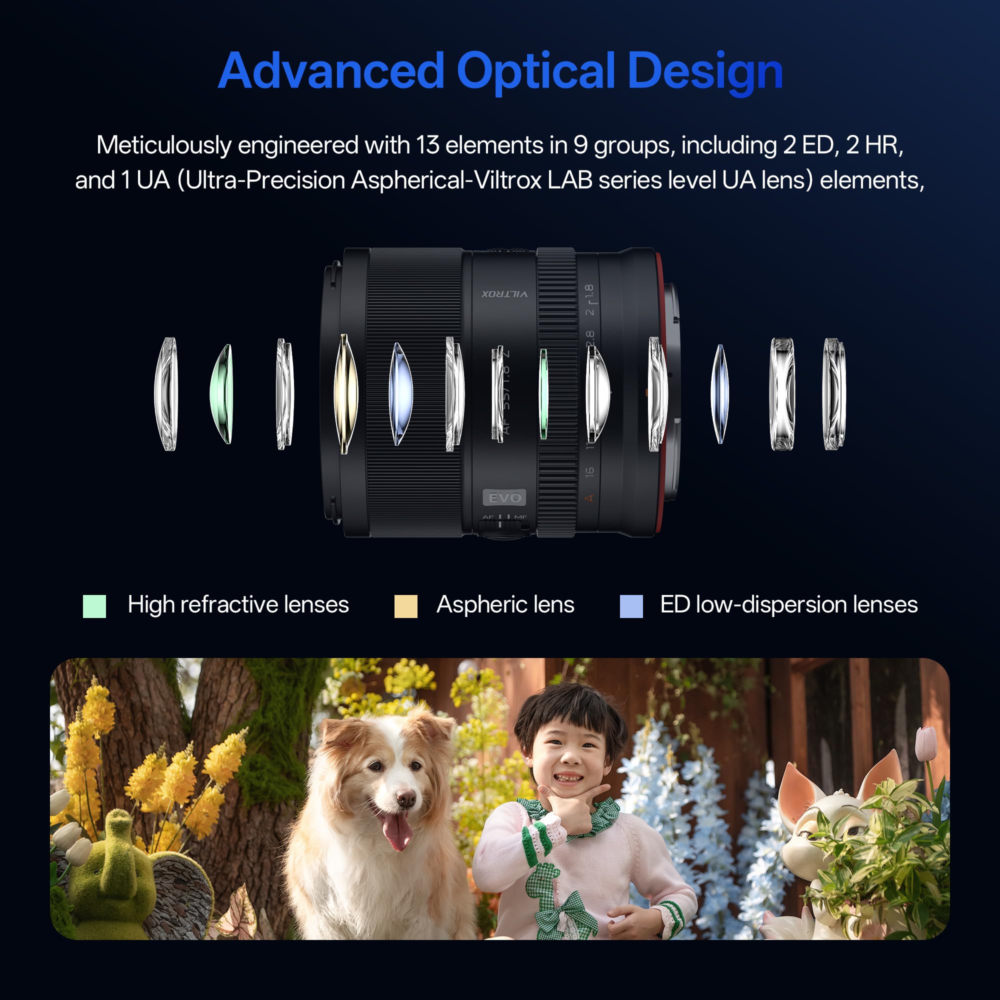 VILTROX AF 55mm F1.8 Evo APO Plein Format Z Objectif pour Monture Nikon Z, Grande Ouverture 55mm f/1.8 Objectif à focale Fixe autofocus STM pour Nikon Z5, Z30, Z50, ZFC, Z6II, Z6III, Z8, Z9