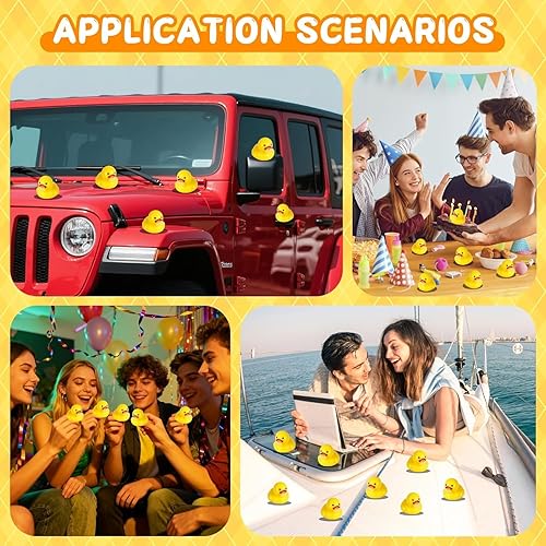 Miniatura 6 de Juego de 50 juguetes de baño de goma para baby shower, baby shower, fiesta de cumpleaños, regalo