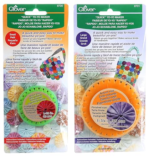 Bundle of Two (2) Quick Yo-Yo Makers: Small (Makes 1.25"