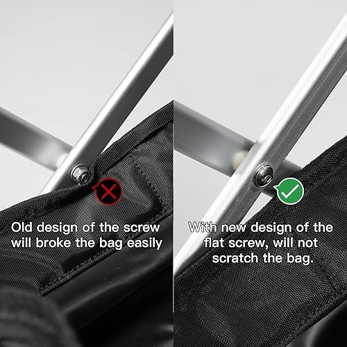 Miniatura 2 de Pelotas de tenis tolva cesta de pelota de tenis con bolsillos laterales, carrito de pelota de tenis ligero con capacidad para 160 bolas, carrito