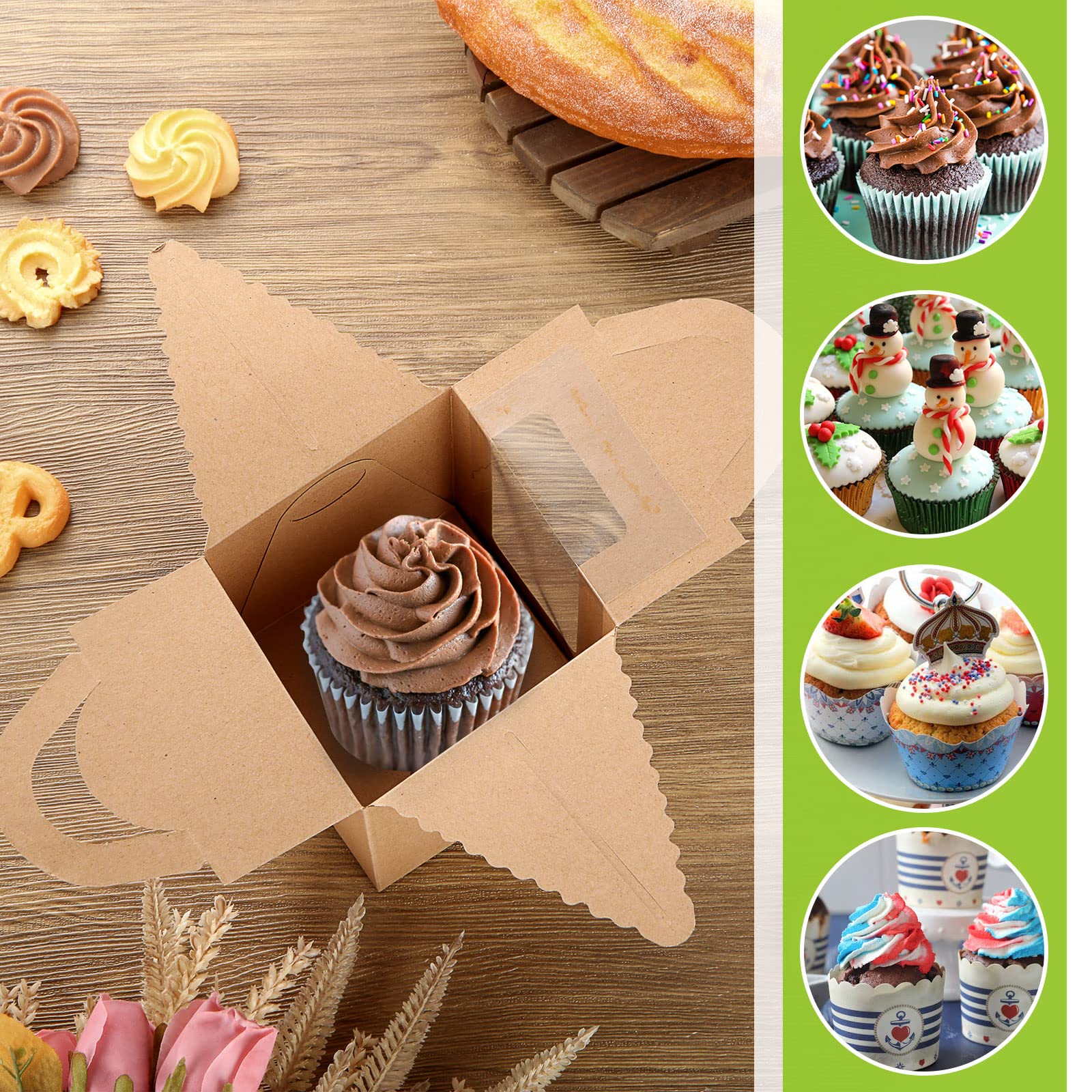 9x9x9 cm scatola per Cupcake in PVC trasparente scatola per caramelle confezione regalo trasparente con staffa inferiore per giocattoli alimentari fornure per feste da matrimonio  15