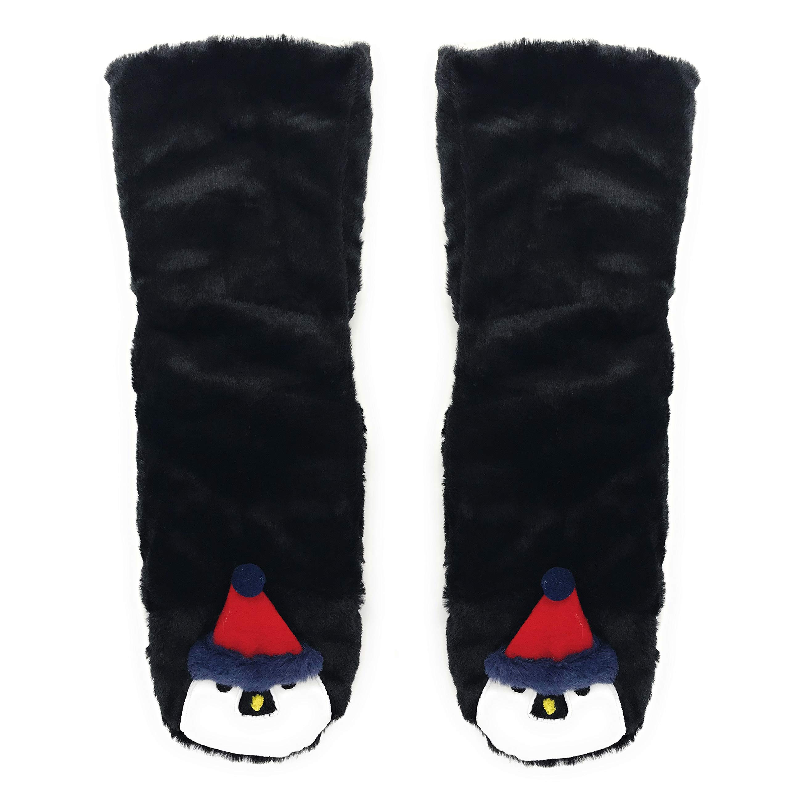 ooohyeah Womens Non Slip Fuzzy 3D Animal Slipper Socks, Funny Warm Cozy Fluffy Cute Indoor Slippers with Grippers