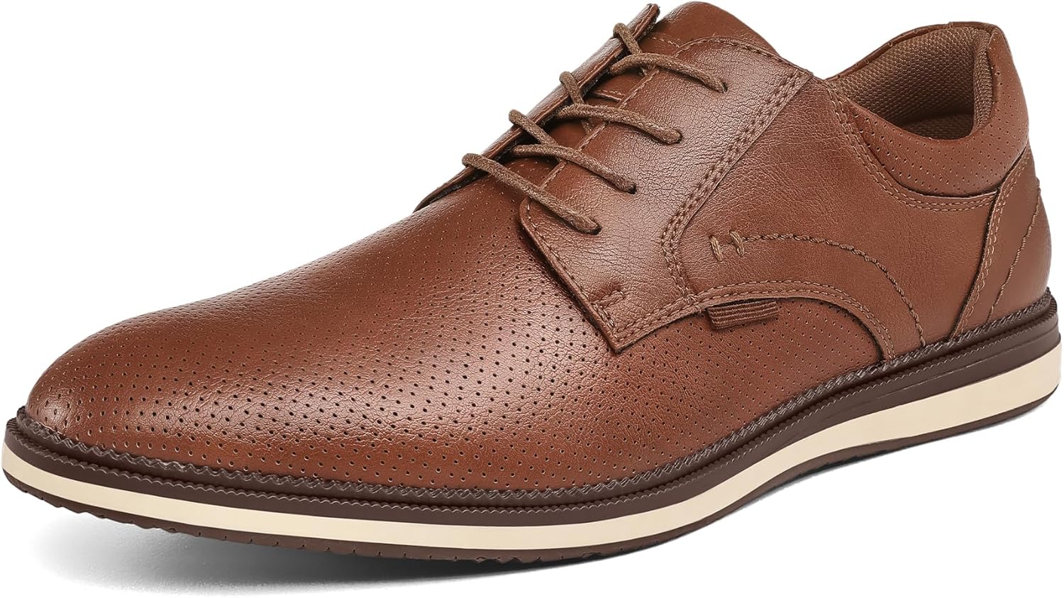 Men's Casual Dress Oxfords Shoes Lace-Up Business Casual Sneakers
