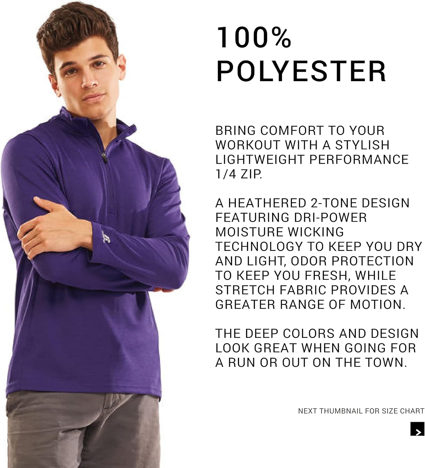 Russell Athletics Dri-Power Lightweight 1/4 Zip Pullover - Athletic Wear for Quick-Dry Sun Protection 3X-Large Royal