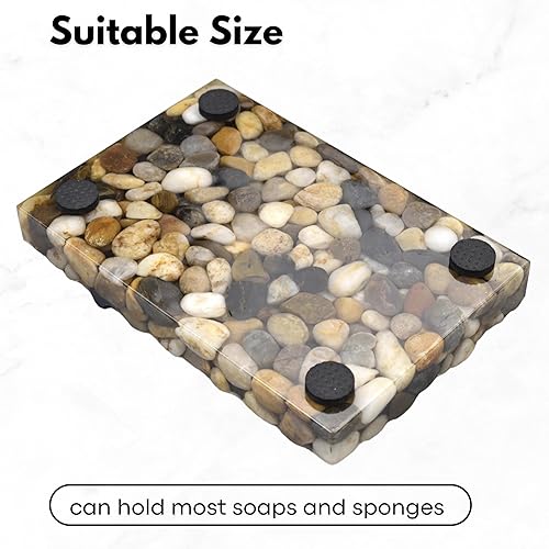 Miniatura 4 de Jabonera para barra de jabón, jabonera decorativa para ducha, soporte de barra de jabón para lavabo de baño, jabonera