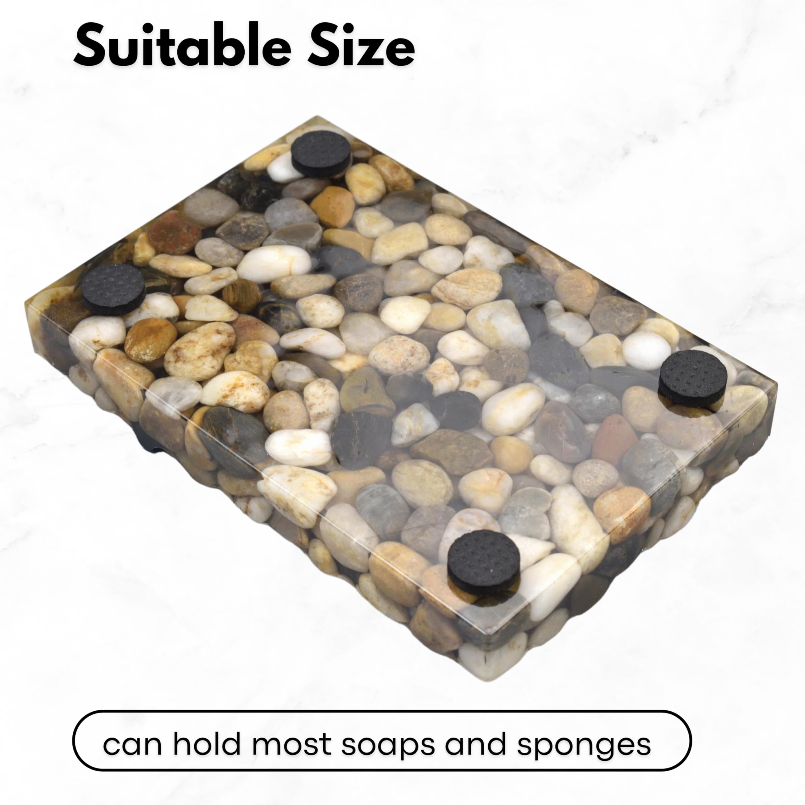 Soporte de jabón natural para mantener el jabón seco, jabonera para ducha y baño