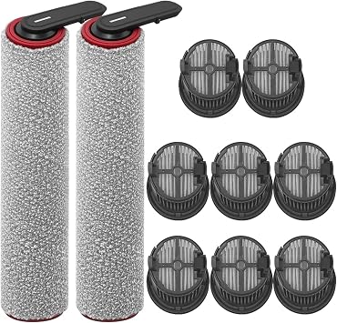 Compatible With MOVA X4 Pro / X4 Plus Wet Dry Vacuum Accessories Main Roller Brush HEPA Filter Replacement Parts Spare KitD
