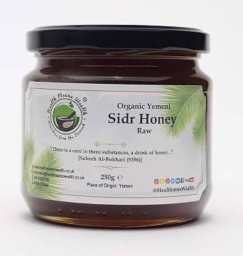 Pure Yemeni Sidr Honey 100% Organic Raw Premium Summer Harvest 250g