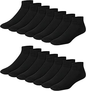 Hanes Men's Double Tough Ankle Socks | Moisture Wicking Socks, Multipack