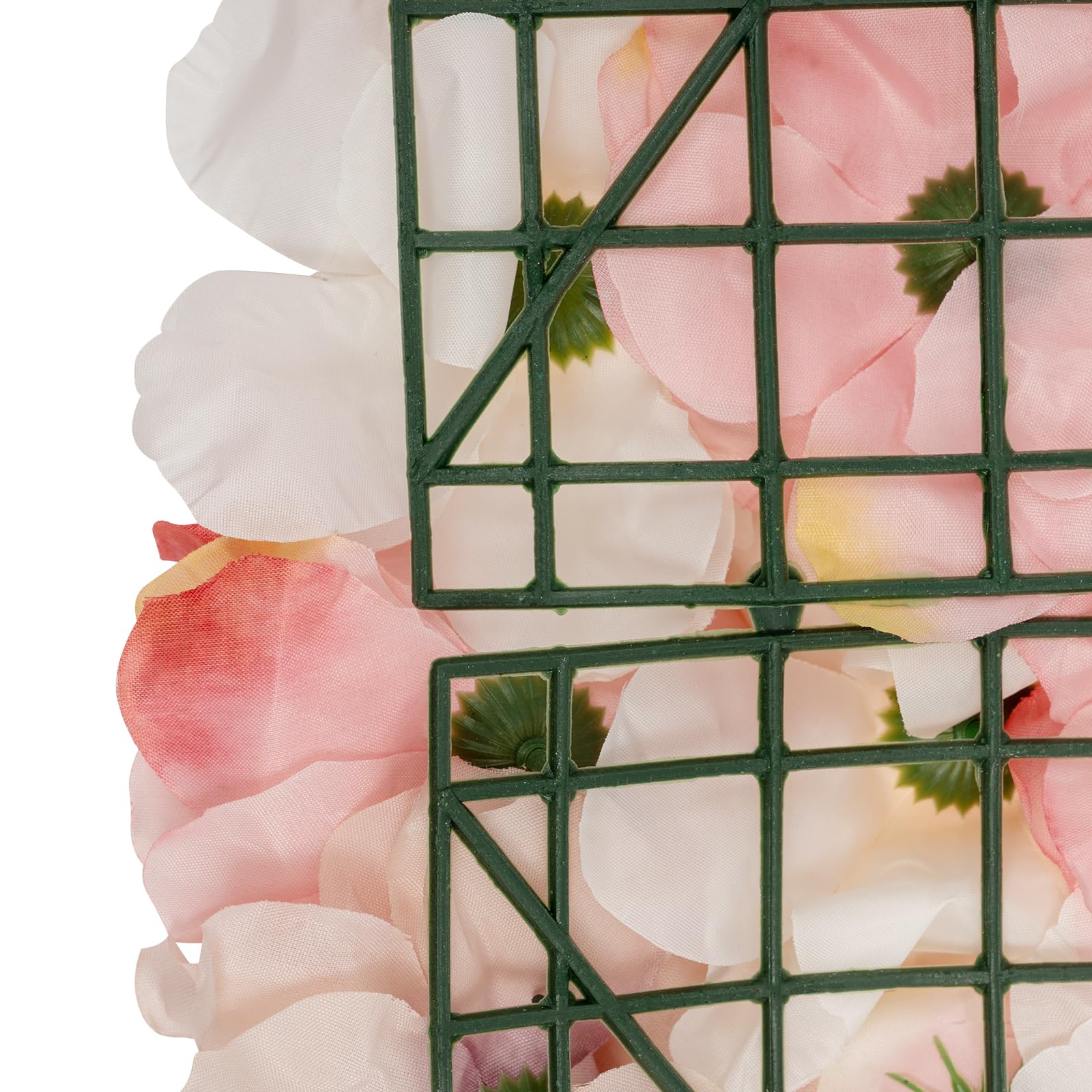 Künstliche Blumenwand, Kunstblumen Wandpaneele 20er Set, 60x40 cm | Seidenstoff, Wanddeko Blumen, für Hochzeit, Valentinstag, Zuhausedekoration