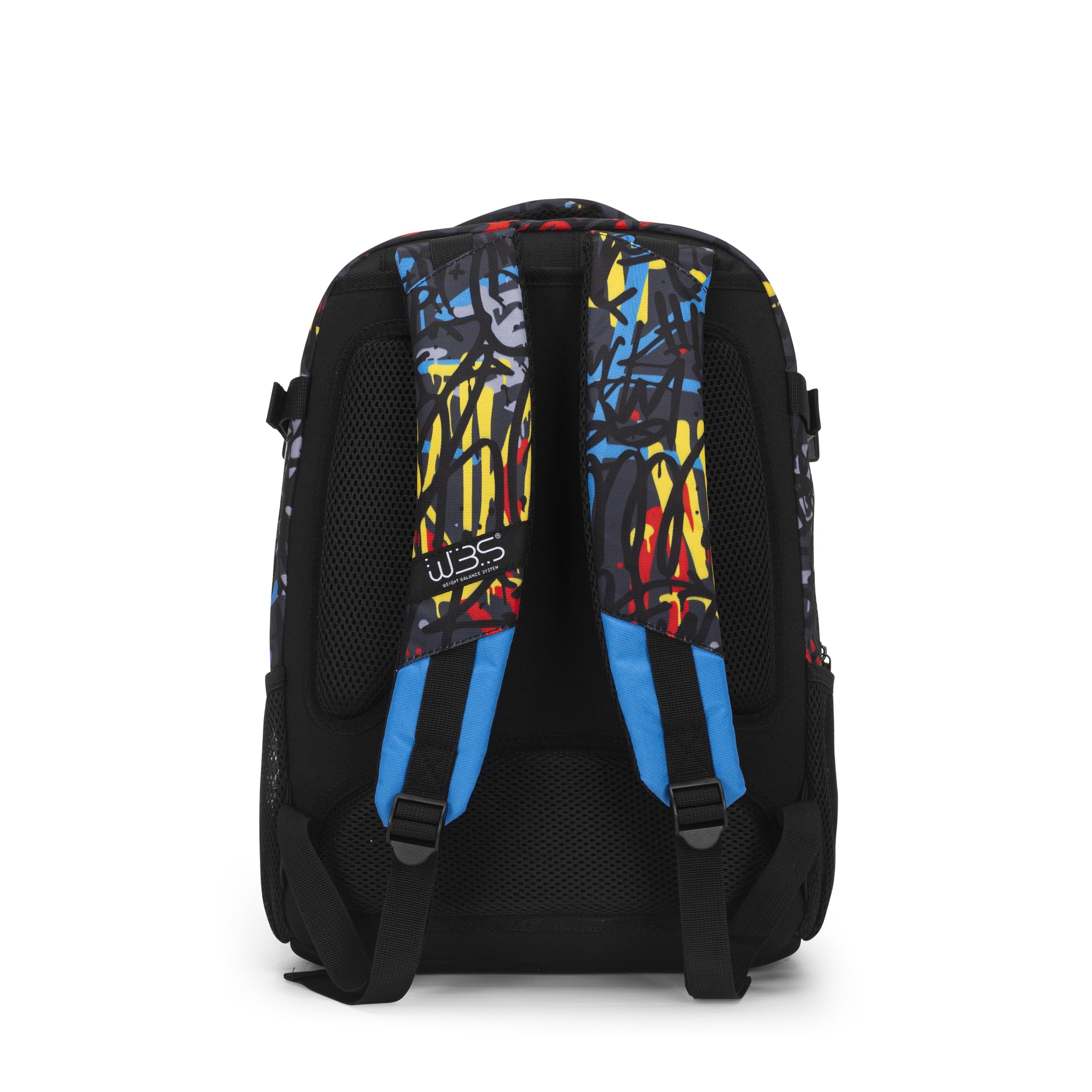 Comix WBS GRAFFITI - Zaino e Astuccio, Ideali per Scuole Elementari o Medie, Astuccio con Set Cancelleria Incluso e Pratiche Chiusure a Zip