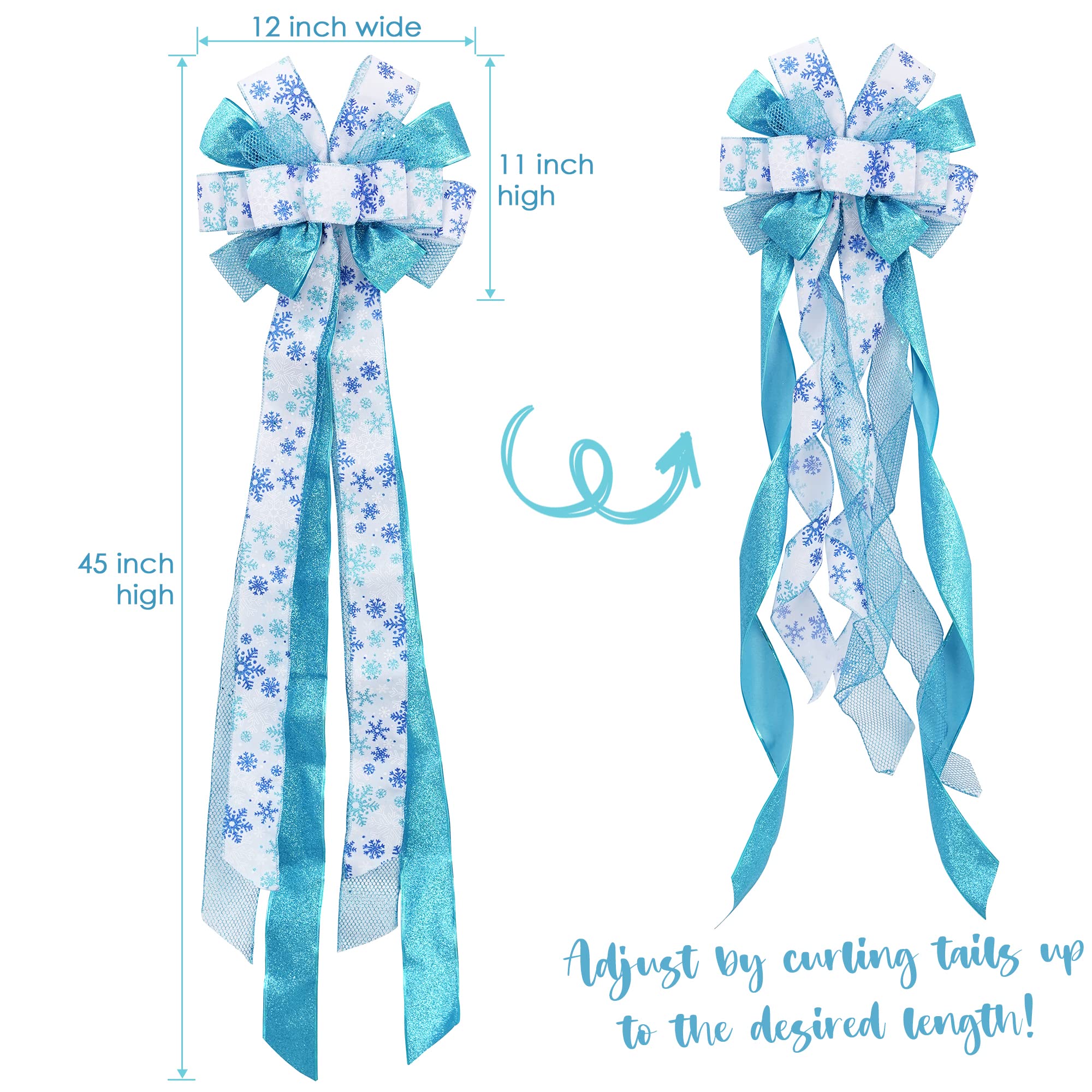 Amazon.co.jp: MEEDEE ブルークリスマスツリートッパー