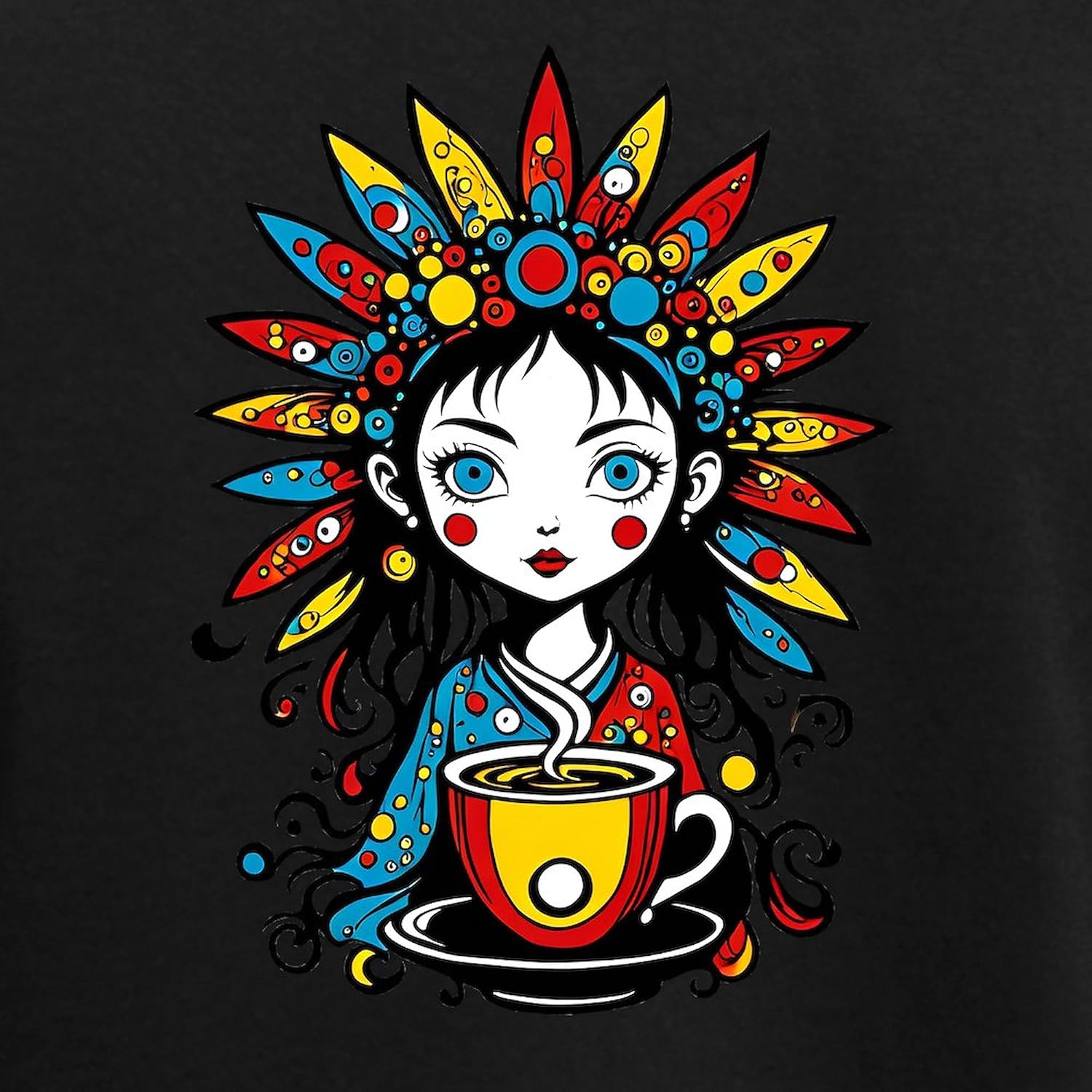 CafePress Morning Coffee Pajamas Womens Novelty PJ Sleepwear