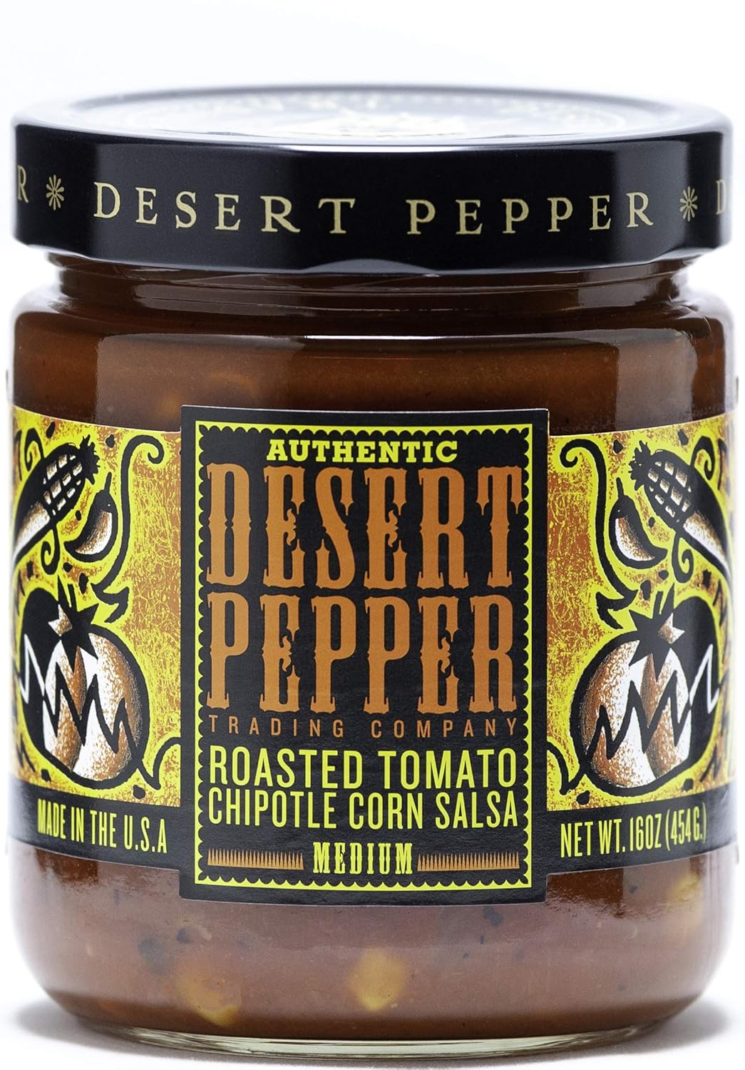 Salsa de Tomate Asado Chipotle y Maíz Desert Pepper - 6 Pack