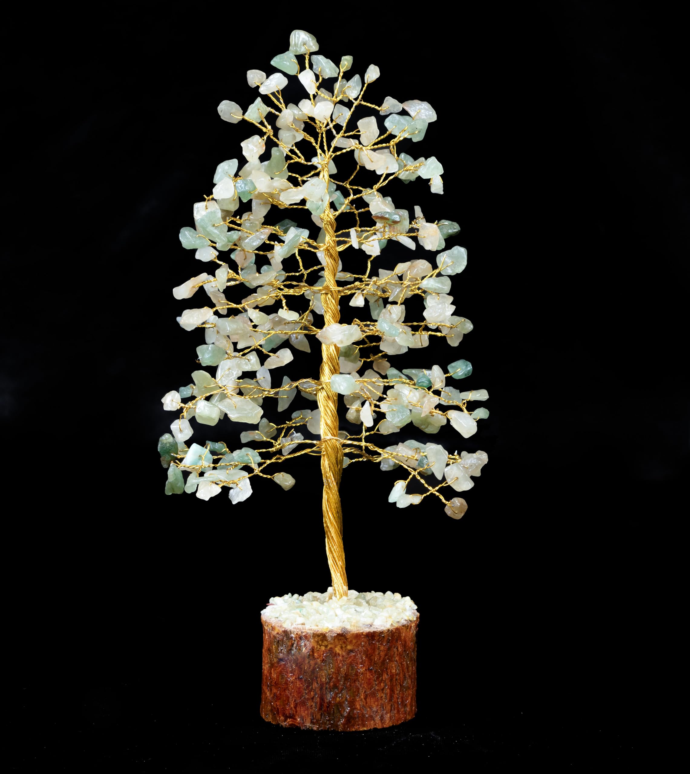Crocon® Green Jade Healing Crystals Tree Bonsai Desk Decor for Women Home Room Decor Spiritual Gift Meditation Crystals Room & Office Decor Cute House Warming Gifts for Women Mom Birthday her - 10"
