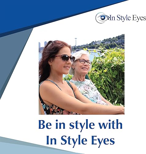 Miniatura 6 de In Style Eyes Seymore - Lentes de sol bifocales retro, montura completa, montura rectangular, lentes asféricas no polarizadas