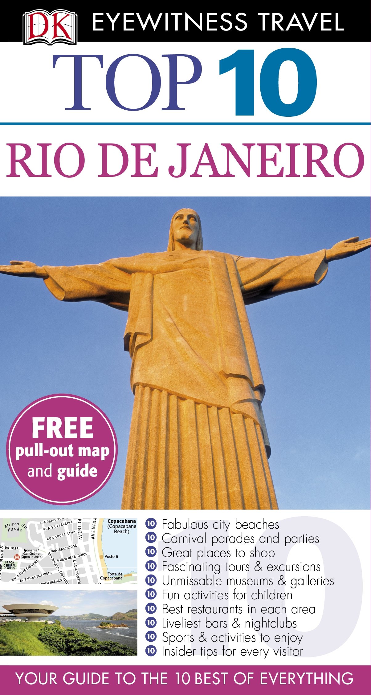 DK Eyewitness Top 10 Travel Guide: Rio de Janeiro