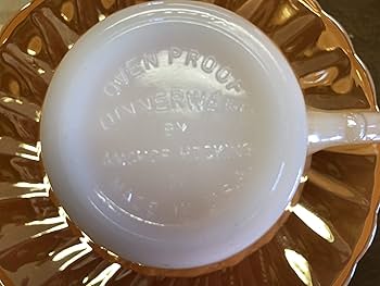 ファイヤーキング　ピーチラスター　リーフ＆ブロッサム　４客セット Fire King (ファイヤーキング) カップ&ソーサー オレンジ 1956