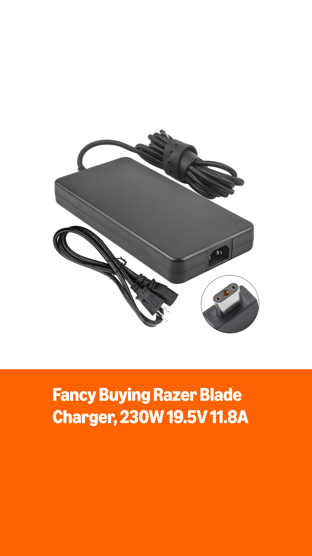Razer 230W ACアダプター Amazon.com: 230W 19.5V 11.8A Razer Blade Charger, 3-Prong AC