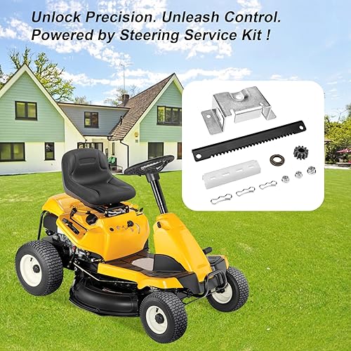 Miniatura 7 de 753-11064B CR12 Kit de servicio de dirección Piñón, Compatible con Cub Cadet CC30 CC30H CC30E Electric Hydro Mini Riders, MTD Columbia CR30 y