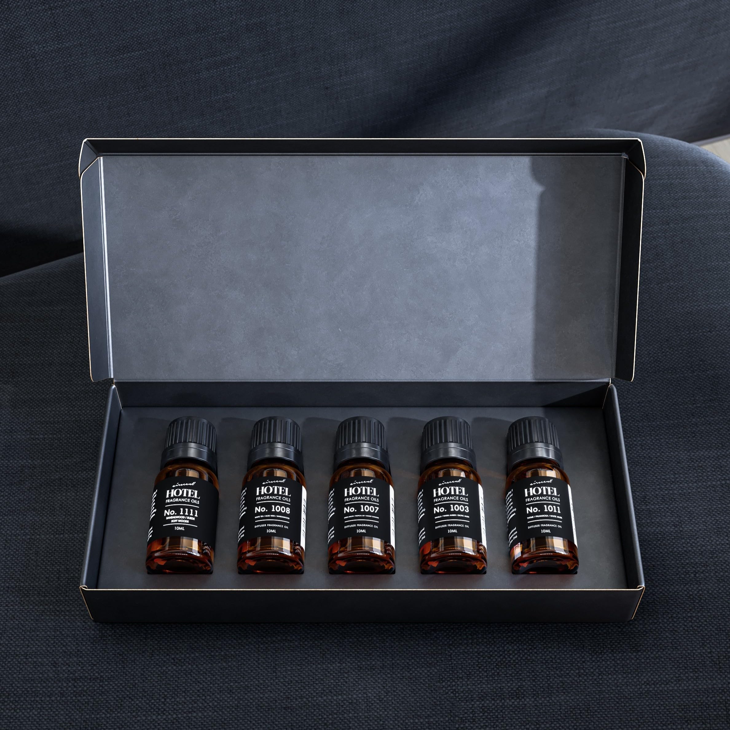 Juego de regalo de aceite difusor de hotel, inspirado en los aromas más populares de hotel de 5 estrellas, 10 ml, juego de aceites aromáticos AirScent, My Way, Westin Hotels, Wynn Las Vegas, Aria