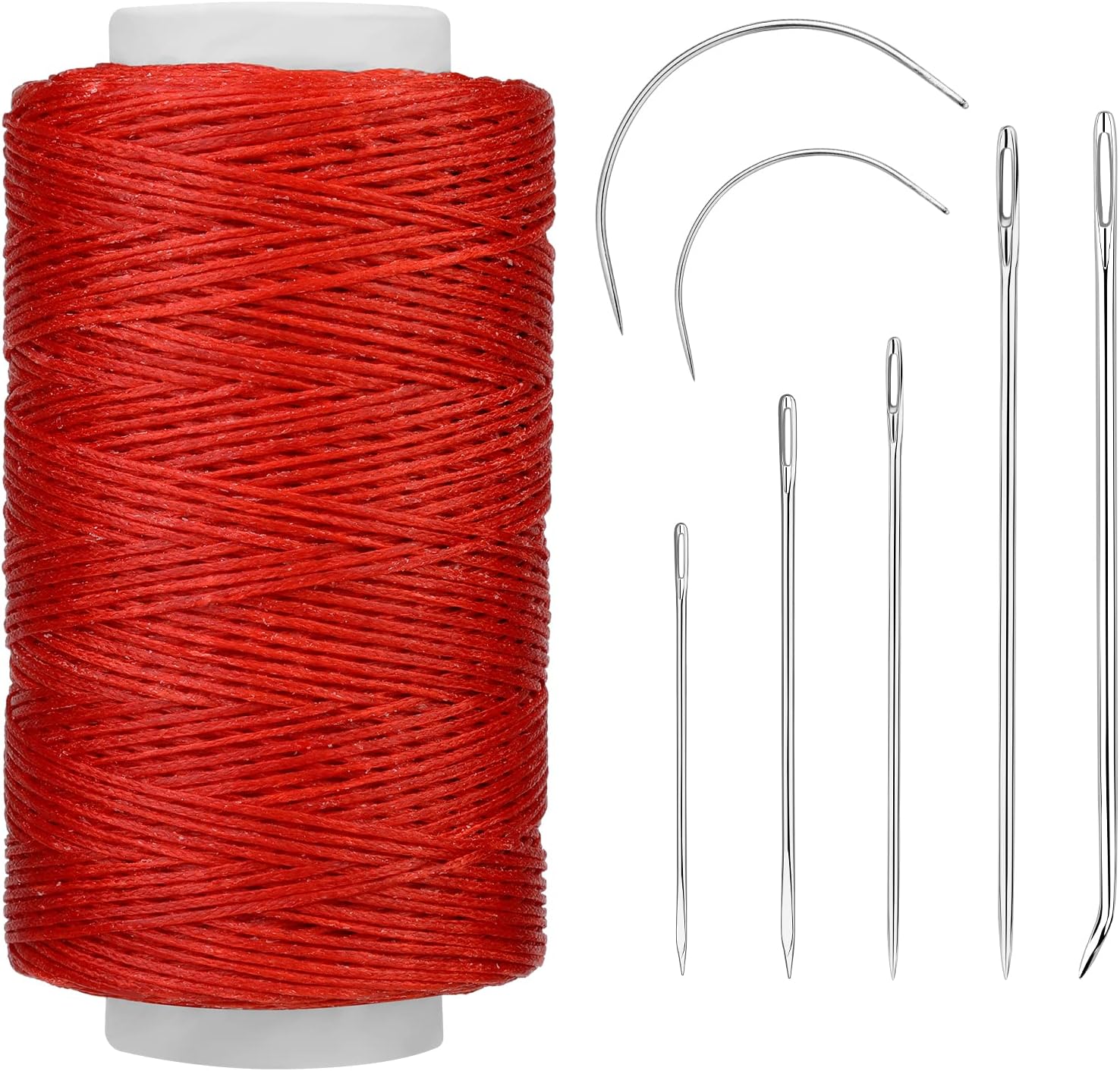 250M Leather Waxed Thread, Sewing Waxed Thread Cord with Leather