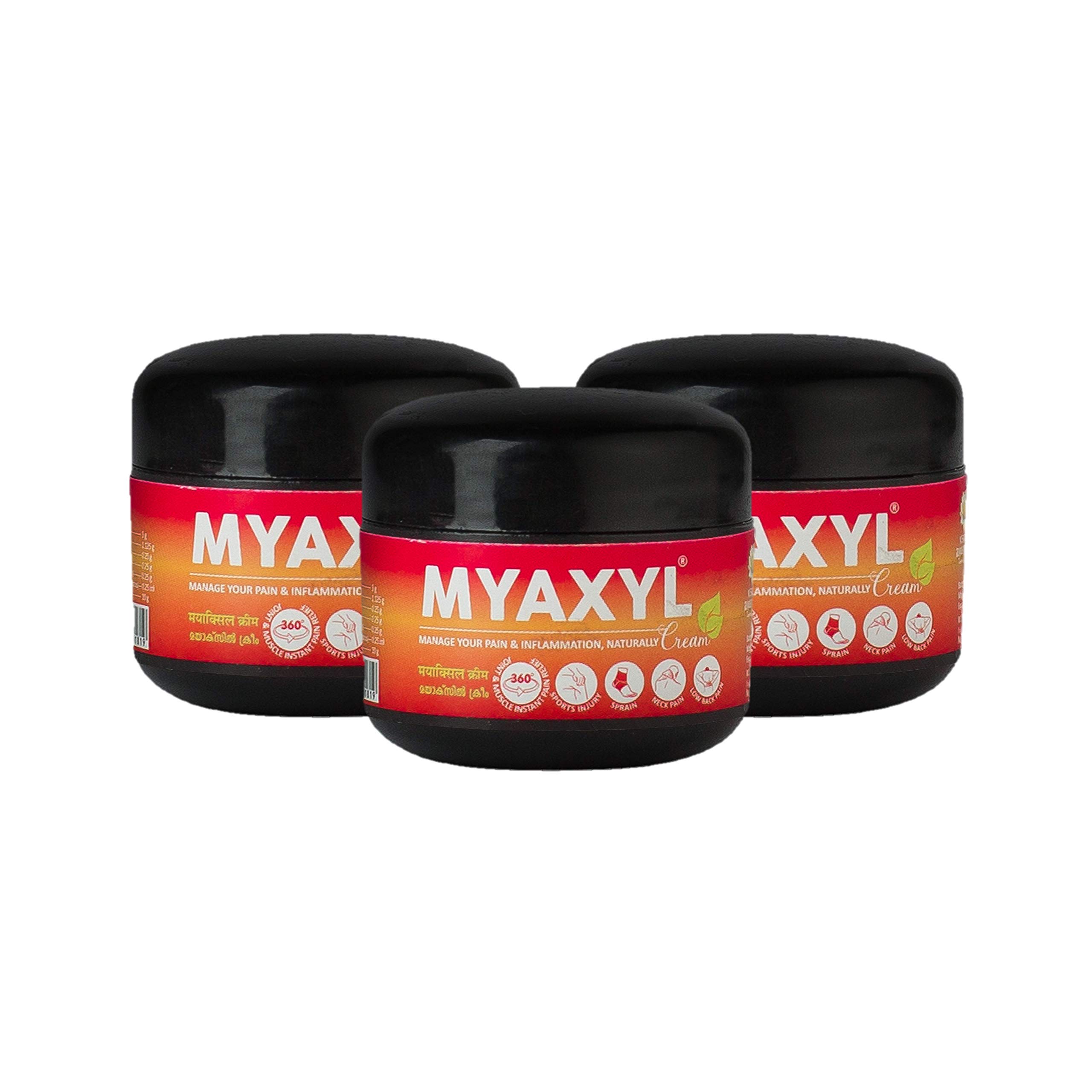 Kerala Ayurveda Myaxyl Ayurvedic Pain Relief Cream 20g | Powerful Dual Action Formula: Immediate & Long-Term Pain Relief from Joint, Muscle, & Back Pain, Sprains, Sports injuries | Travel-friendly pack (Pack of 3) (B07MWGLN21) Amazon Price History, Amazon Price Tracker