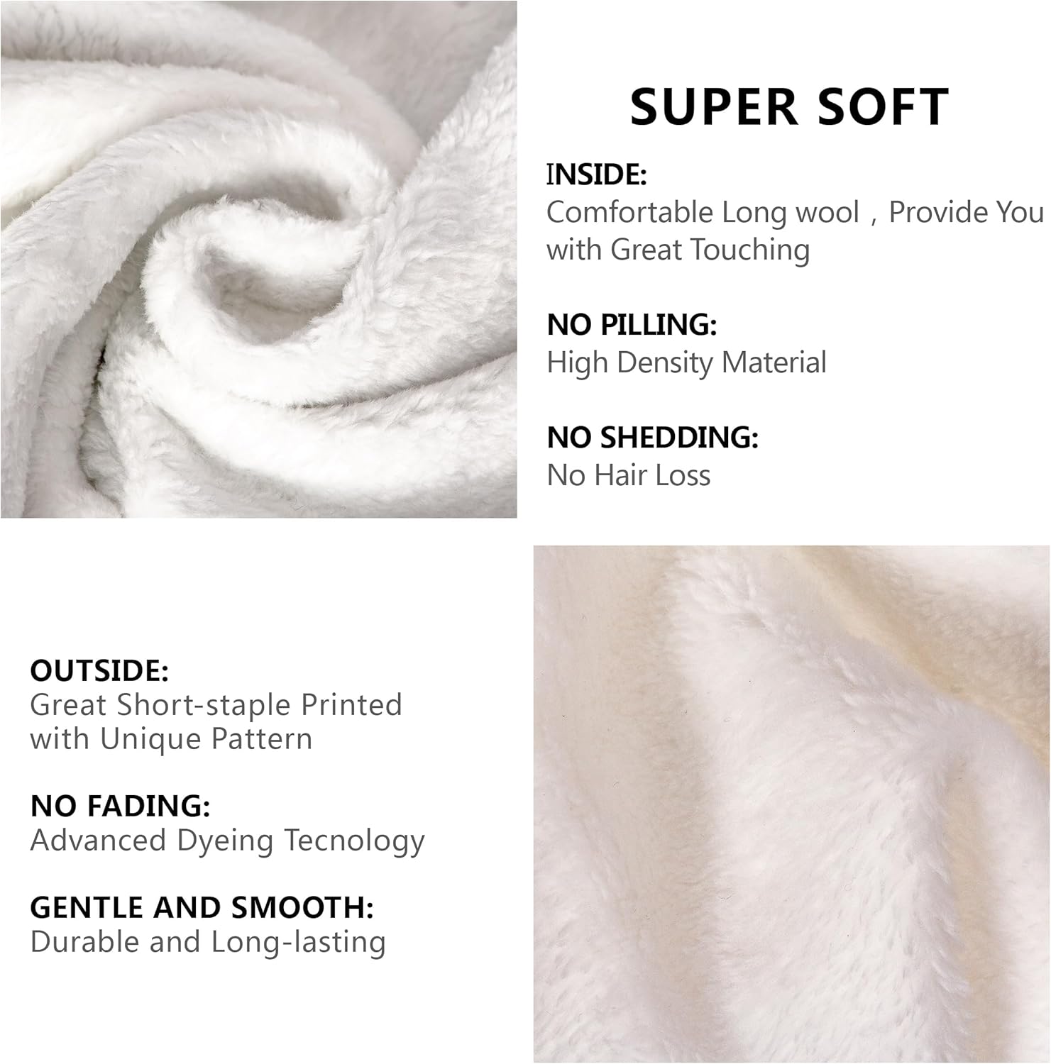 Leopard Print Blanket 50"x40" Cheetah Pattern Design Throw Blanket Animal Print Lightweight Warm Soft Blanket Farmhouse Seasonal Decor for Home Living Room Sofa Couch Bed - Image 5