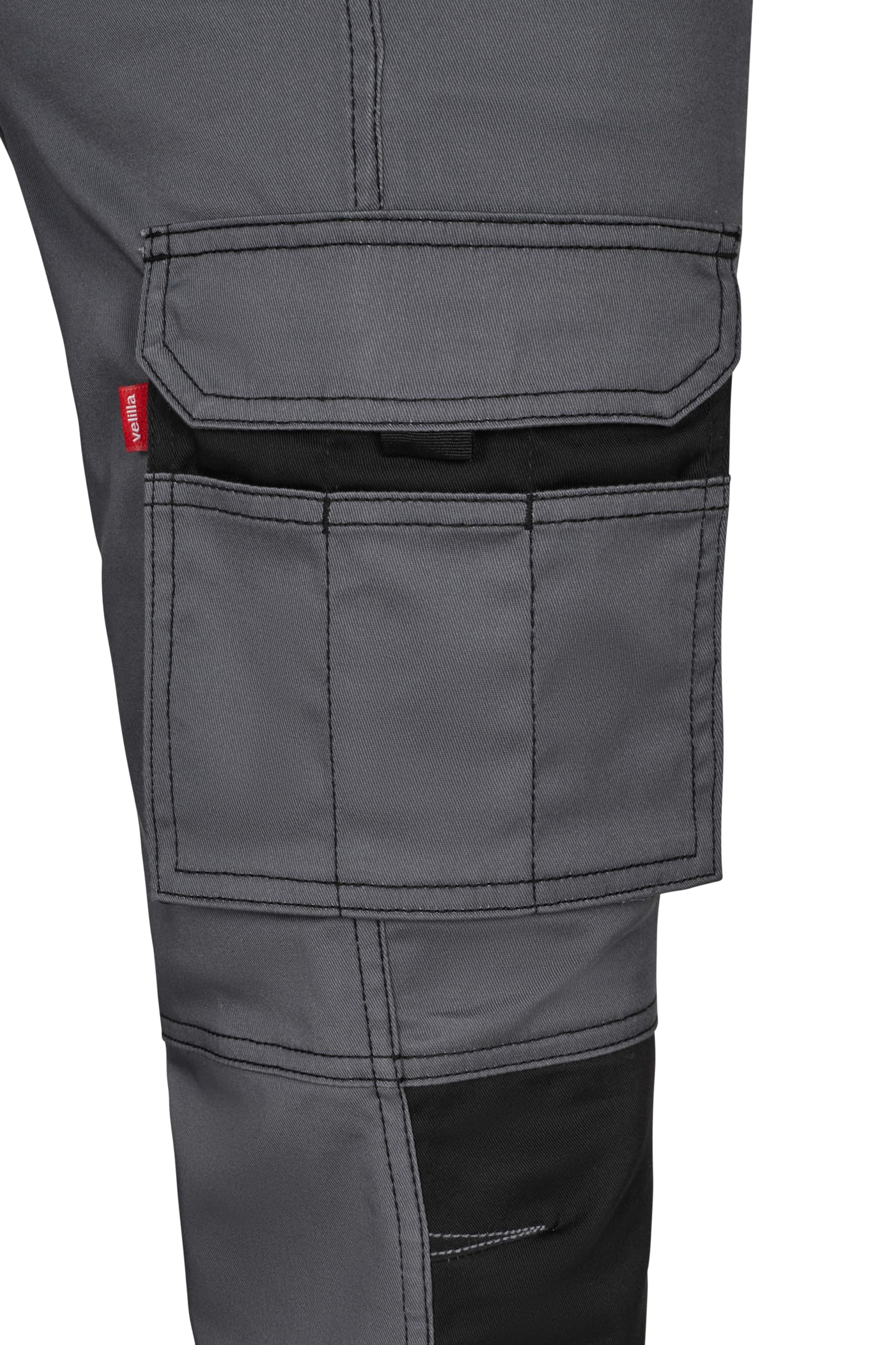 VELILLA Pantalón Stretch Bicolor Pantalones de utilidades de Trabajo Unisex Adulto