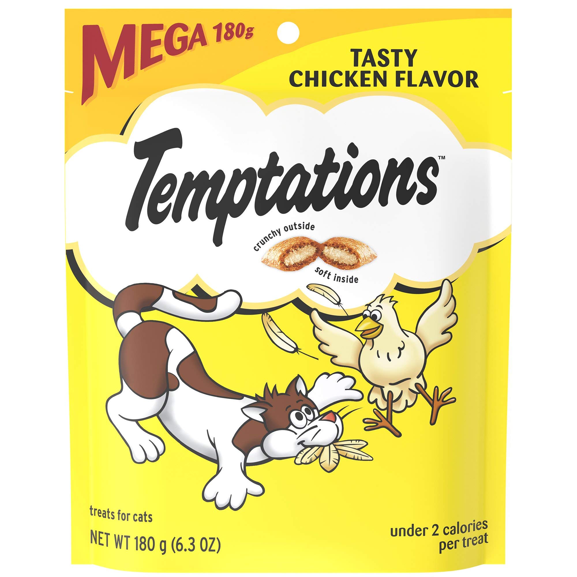 Temptations Classic Treats for Cats Tasty Chicken Flavor 6.3 Ounces