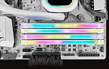 Corsair Vengeance RGB Pro DDR4 Up to 3200 MHz C16 XMP 2.0 Enthusiast RGB LED Illuminated Memory Kit - White, 16 GB - 8