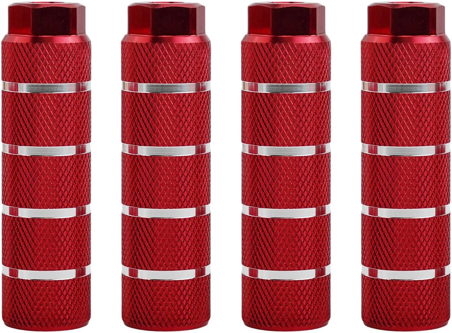 Compatible with Blue Bike Foot Pegs, Aluminum Alloy Anti-Skid MTB Pegs with 9mm Installation Diameter