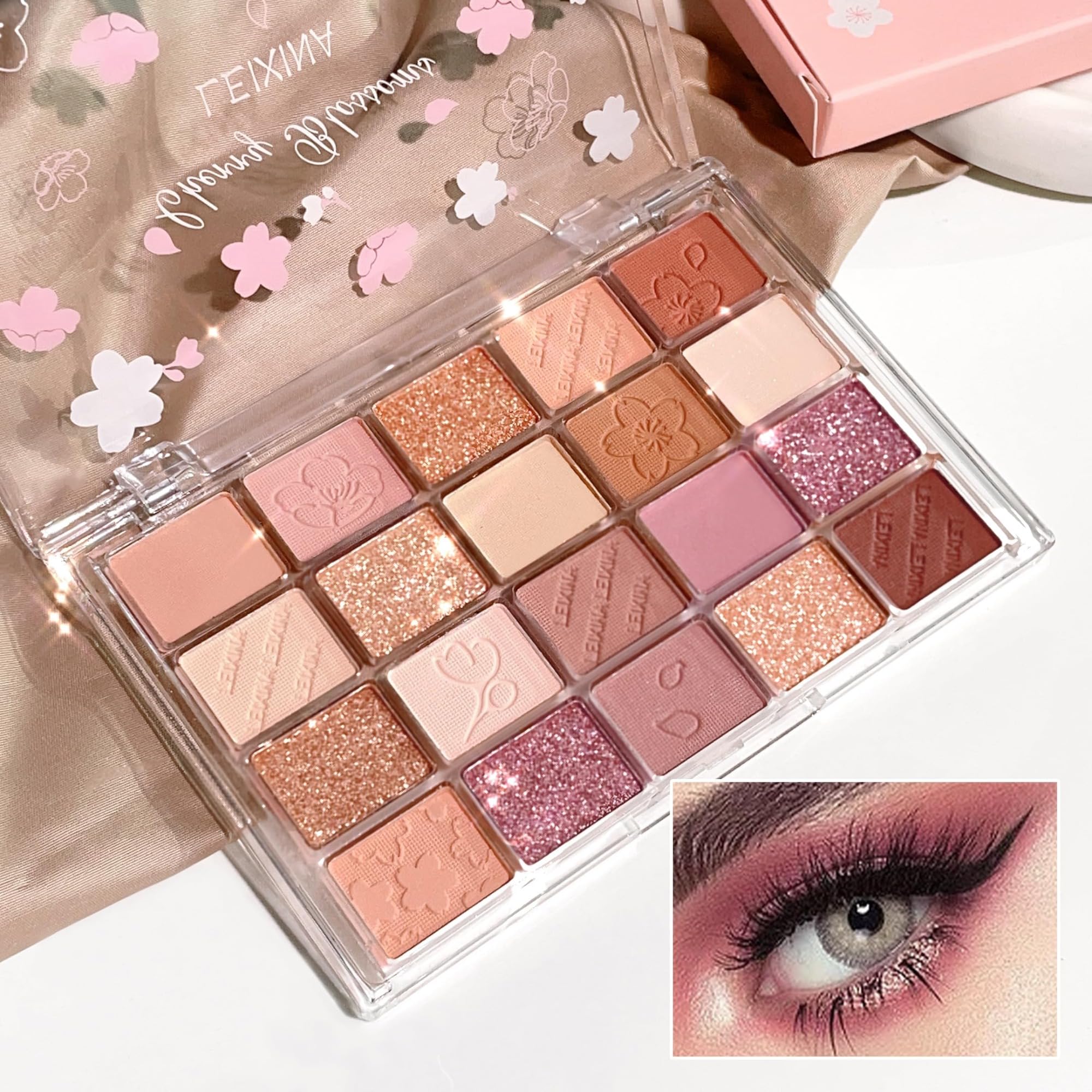 Amazon.com : Evening Cherry Blossom Eyeshadow Palette - Elegant