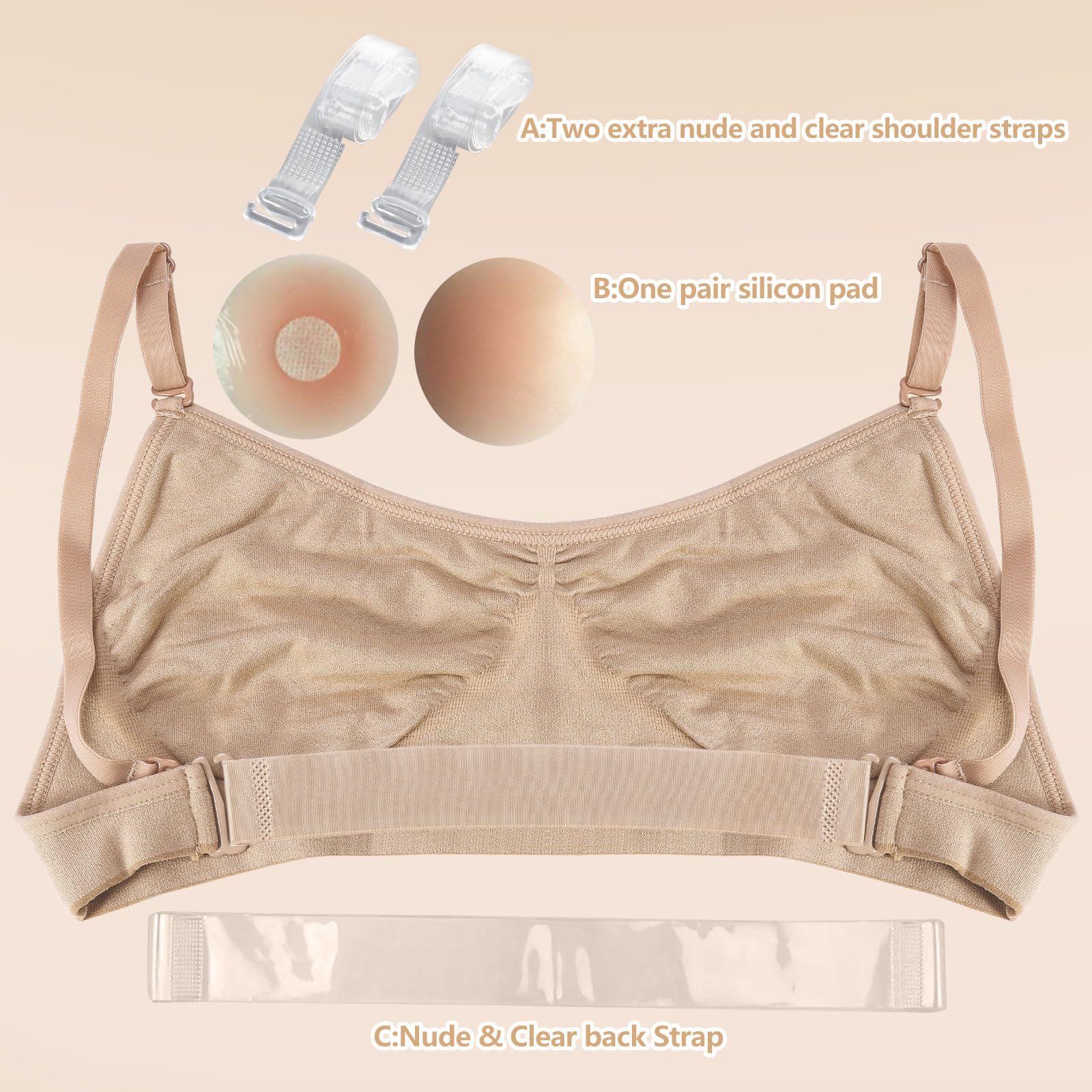 iMucci Damen Dance Bra Nahtloser
