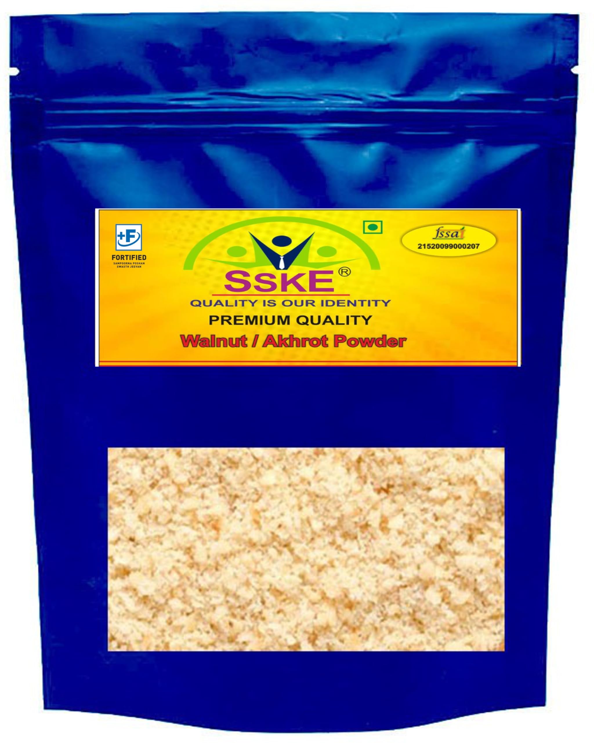 SSKE California Walnut/Akhrot Kernel (Giri) Powder without Preservative Ground Walnut for Cooking & Baking | Finely Ground for Maximum Flavour for Food 250 g