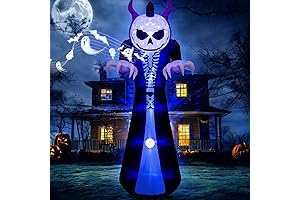 Halloween Decorations Outdoor Inflatables - Elegear 10FT Grim Reaper Ghost