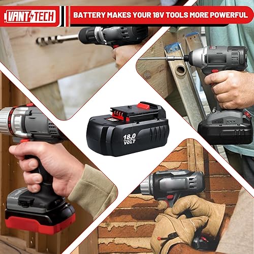 Miniatura 6 de VANTTECH Paquete de 2 4.8Ah PC18B de repuesto de 18 voltios para cable Porter, batería de 18 V, Ni-Mh PCC489N PC18BLEX, compatible con cable Porter,