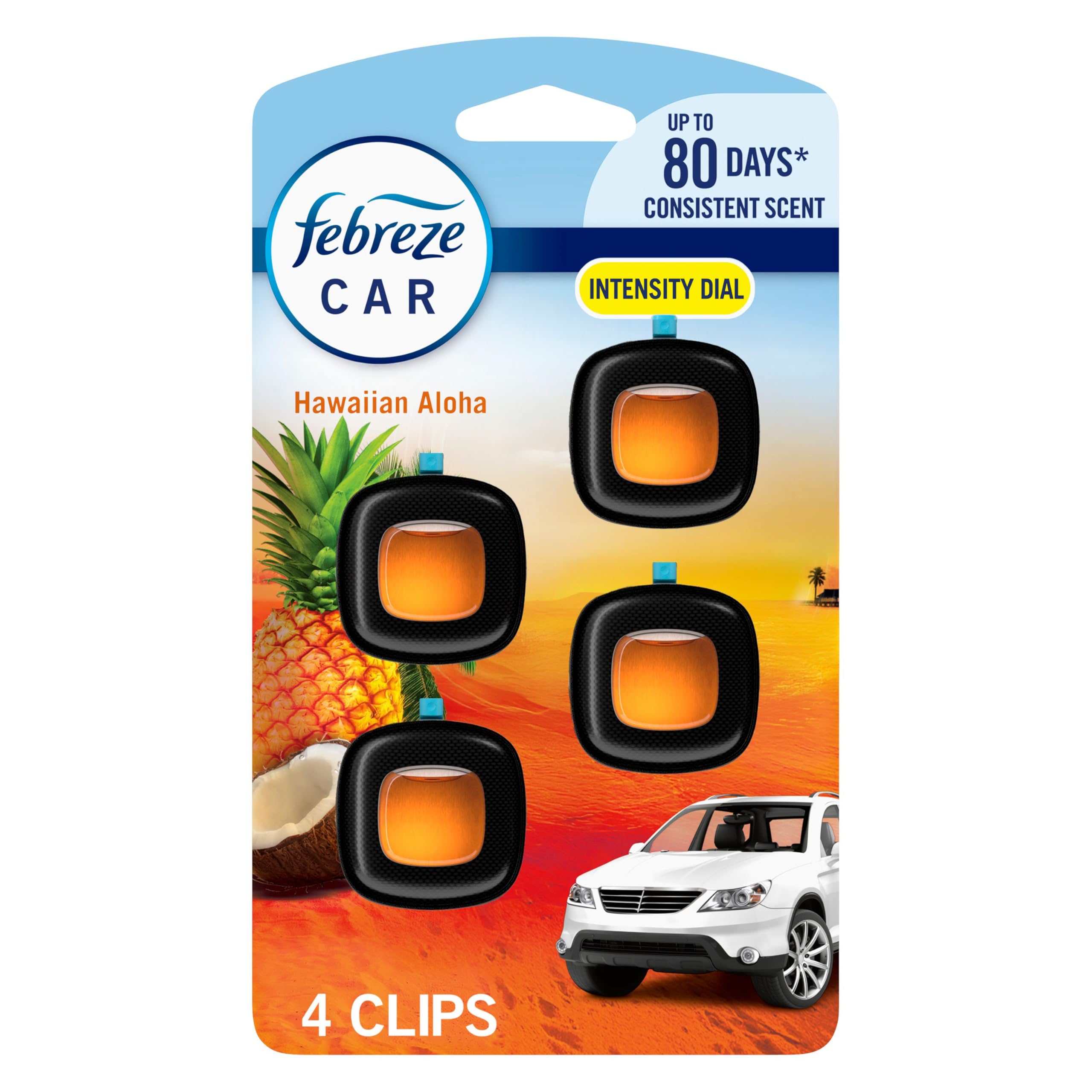 Febreze Car Air Freshener Vent Clip 4-Pack