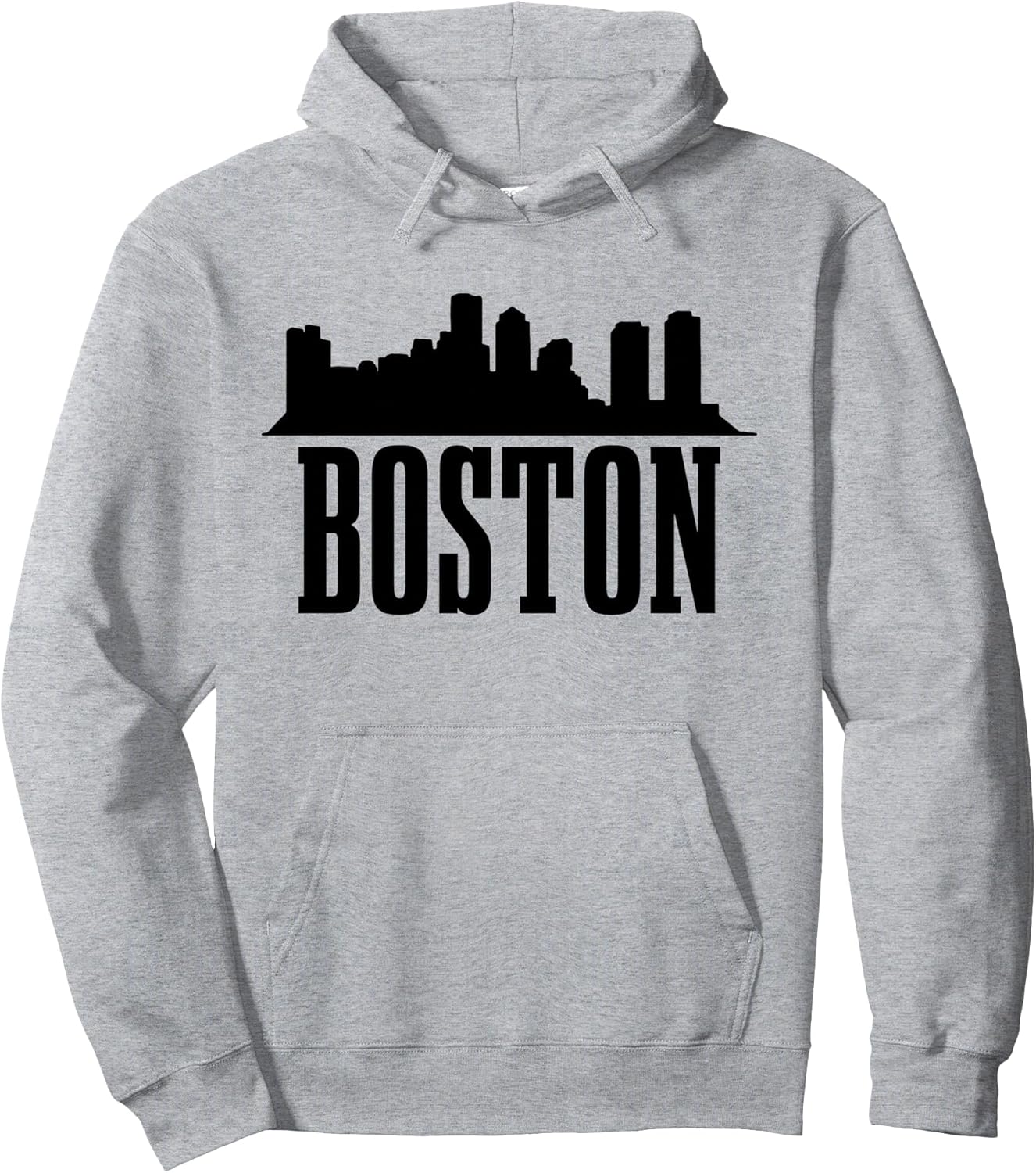 Boston Skyline Massachusetts Pride Gift Pullover Hoodie