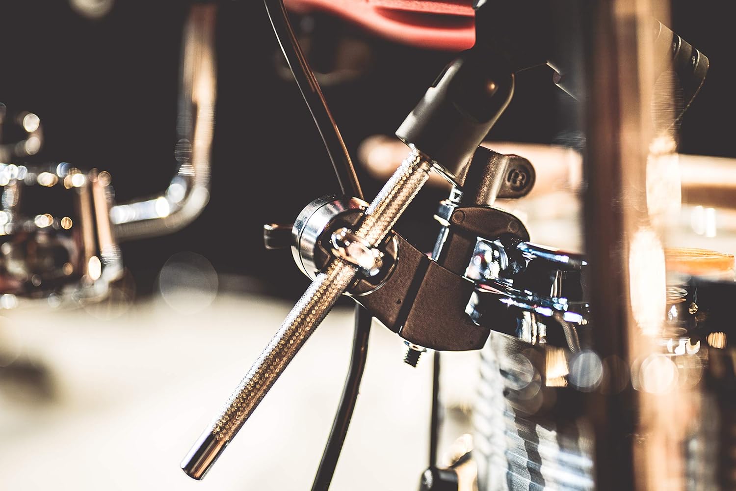 Meinl Percussion Drum Set/Percussion Rim Clamp with Height and Angle Adjustability — Fits Standard 3/8” Rods — Get Optimal Placement of Accessories, 2-Year Warranty (RIMCLAMP-2)