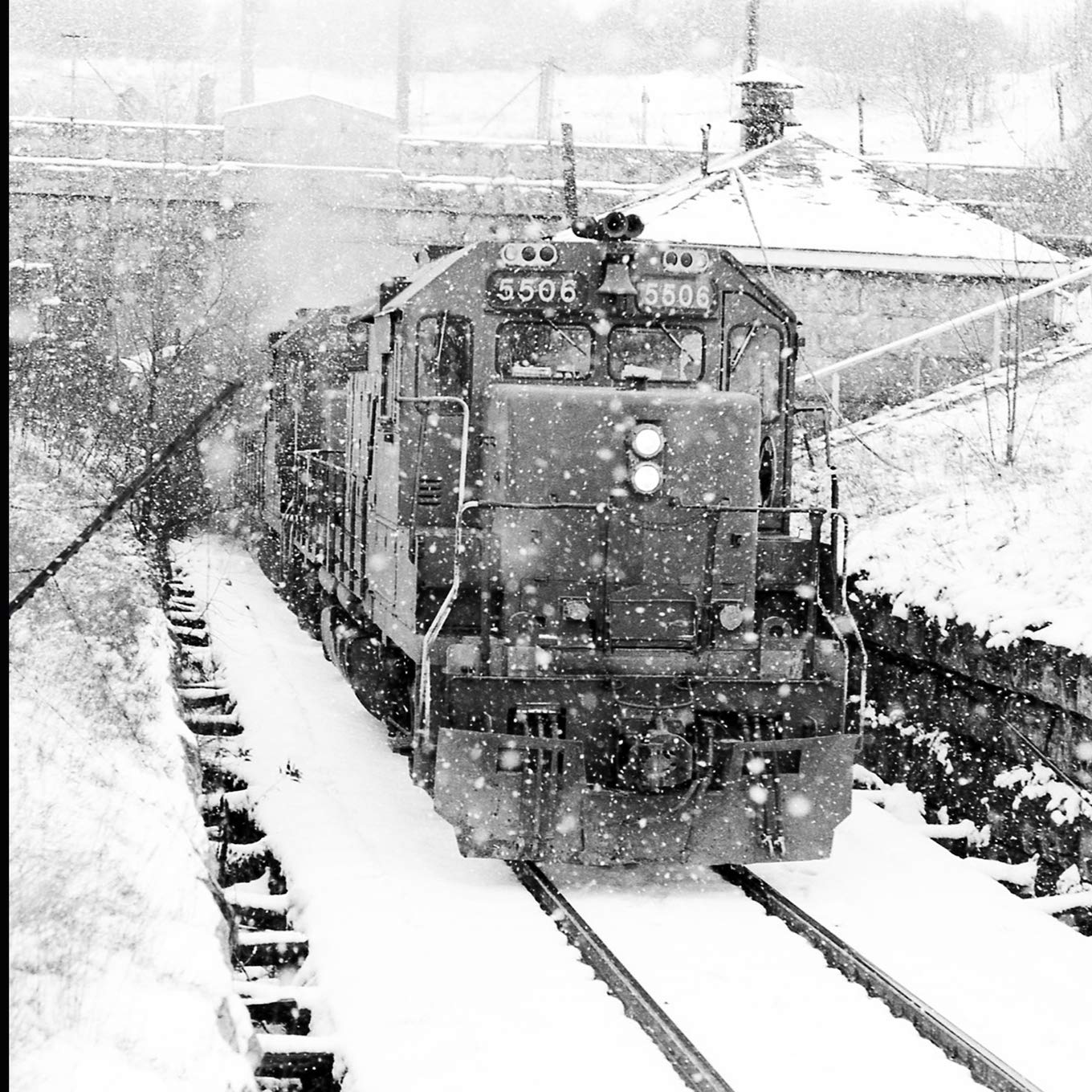 Album photo du Grand Trunk Western Railroad : édition collector en noir et blanc de prestige